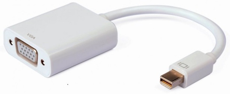 Techly IADAP MDP-VGAF2 mini DisplayPort D-sub (DB-25) Белый адаптер для видео кабеля