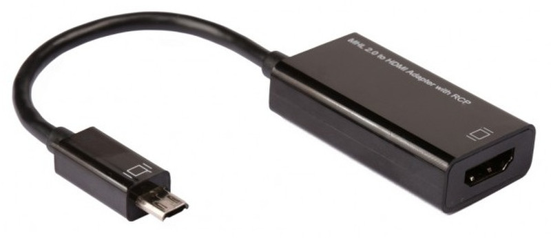 Techly ICOC MHL-HDMI2 MHL HDMI Черный адаптер для видео кабеля