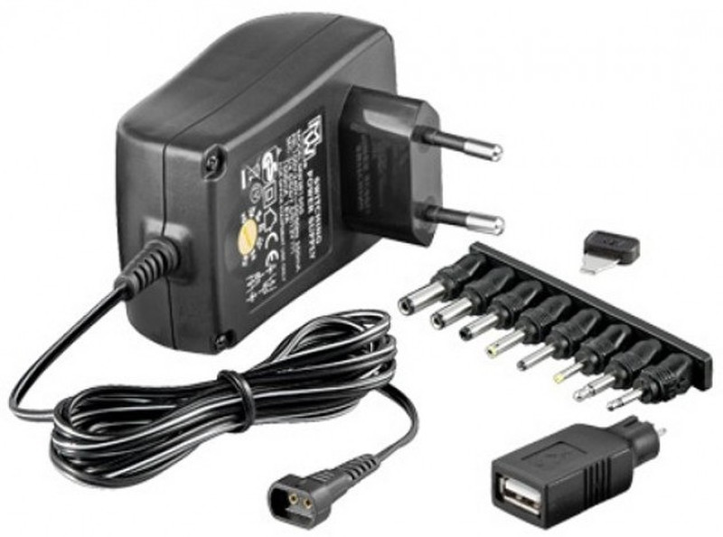 Techly IPW-NTS1500G Для помещений 18Вт Черный адаптер питания / инвертор