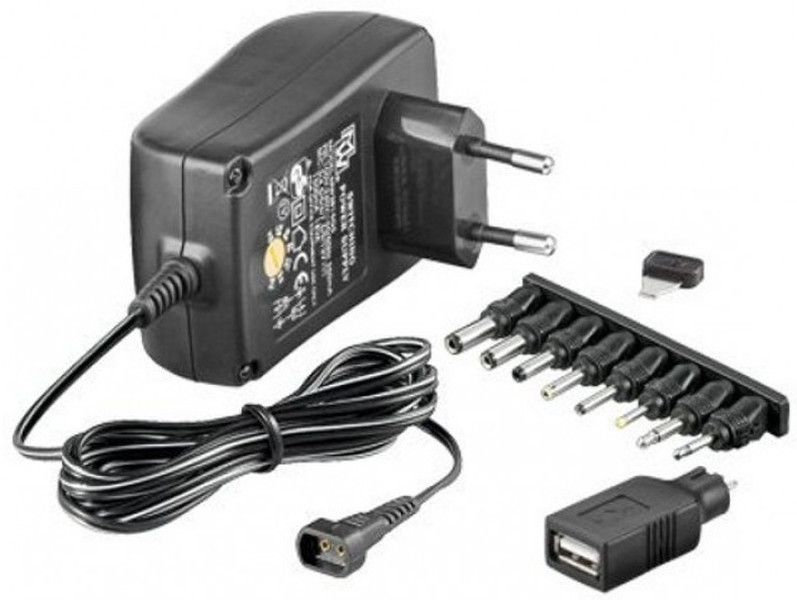 Techly IPW-NTS2250G Для помещений Черный адаптер питания / инвертор
