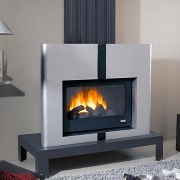Godin Petit Meleze Freestanding fireplace Firewood Grau