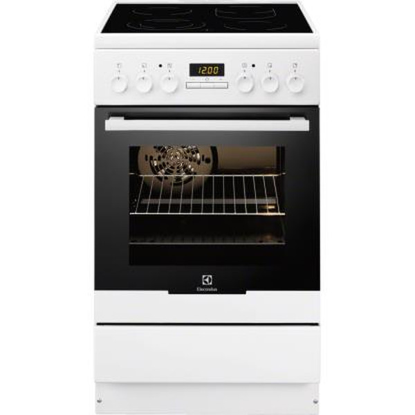 Electrolux EKC54502OW Freistehend Induktionskochfeld A Schwarz, Weiß