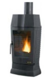 Godin Golden Firewood Anthracite,Black stove