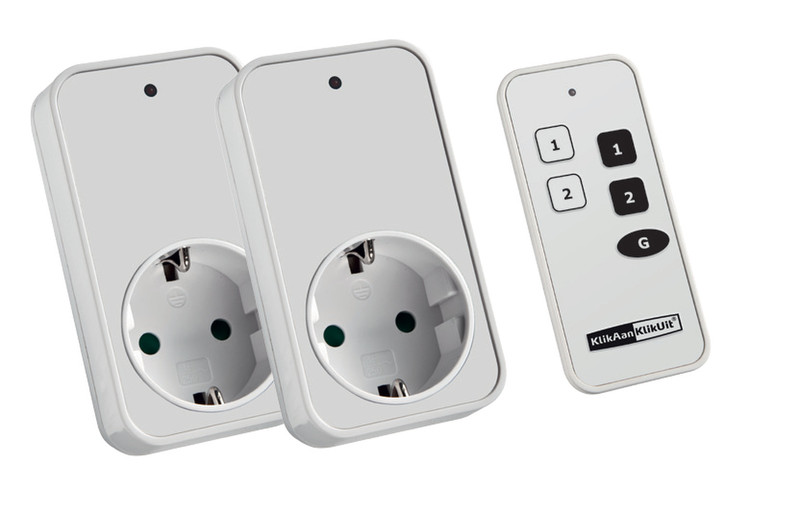 KlikAanKlikUit APA2-2300R White socket-outlet