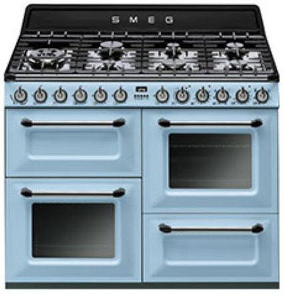 Smeg TR4110AZ Freestanding Gas hob A Blue cooker