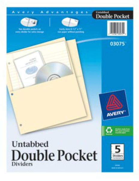 Avery 03075 5pc(s) divider