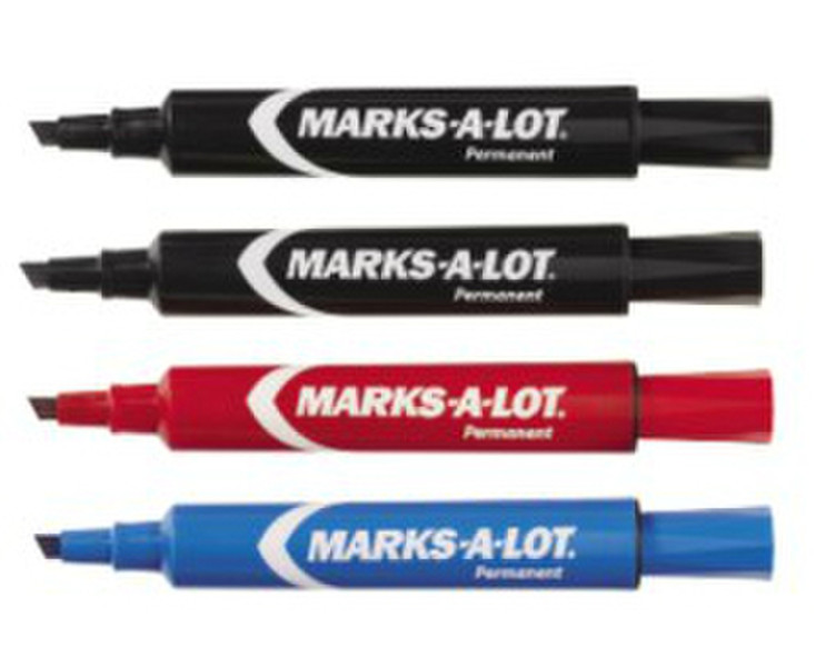 Avery 07905 Black,Blue,Red 4pc(s) permanent marker