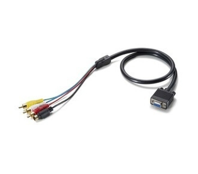 LevelOne YCC-9007 A/V Cable 0.7m 0.7m VGA (D-Sub) Schwarz