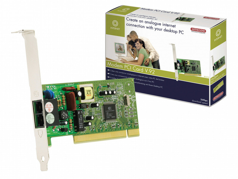 Sitecom DC-015 Modem PCI card V92 56Kbit/s modem