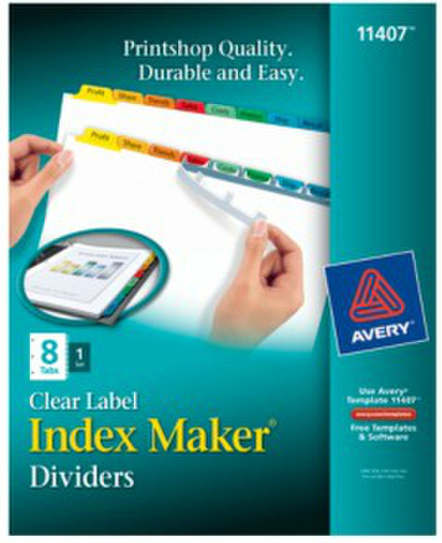 Avery 11407 divider