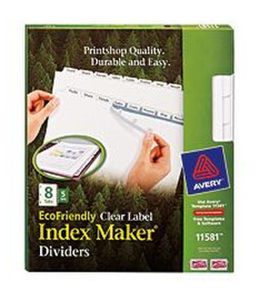 Avery 11581 divider