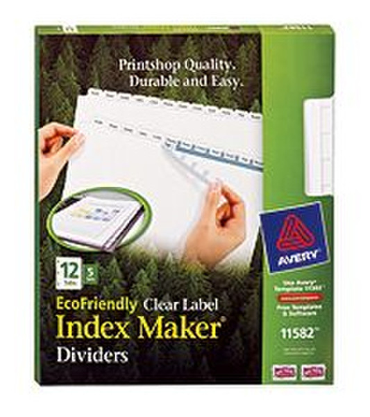 Avery 11582 divider