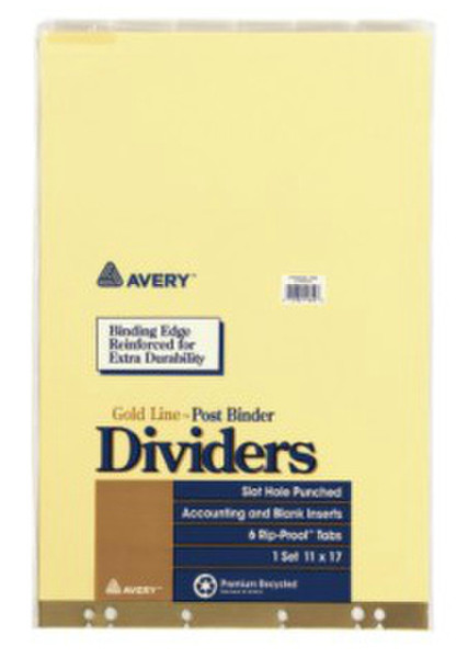 Avery 11644 Paper 6pc(s) divider