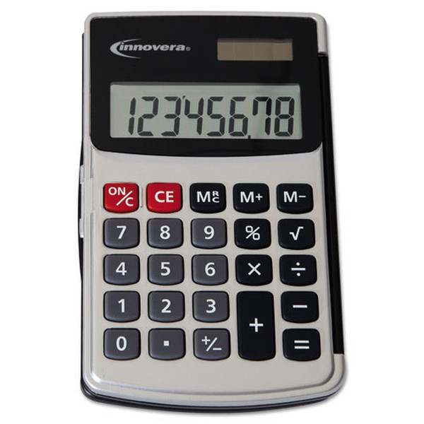 Innovera 15920 Карман Basic calculator Черный, Cеребряный калькулятор