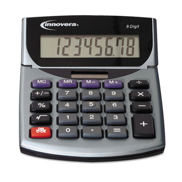 Innovera 15925 Настольный Basic calculator Черный, Серый калькулятор