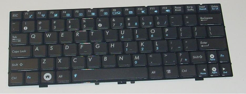 ASUS Keyboard for 1000HE T101 (US/Black) QWERTY Черный клавиатура