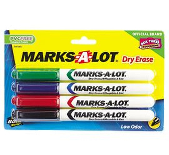 Avery 24459 Black,Blue,Green,Red 4pc(s) marker
