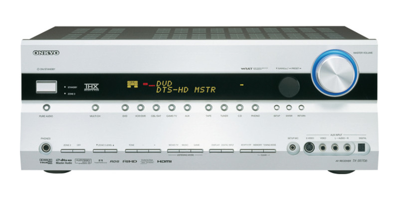 ONKYO TX-SR706 7.1channels Silver AV receiver