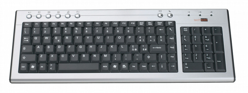 Techsolo TK-54 USB QWERTY Tastatur