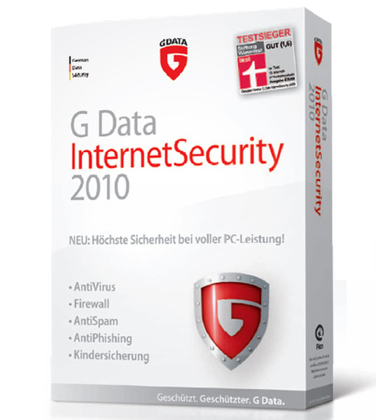 G DATA InternetSecurity 2010, DE, 3-user