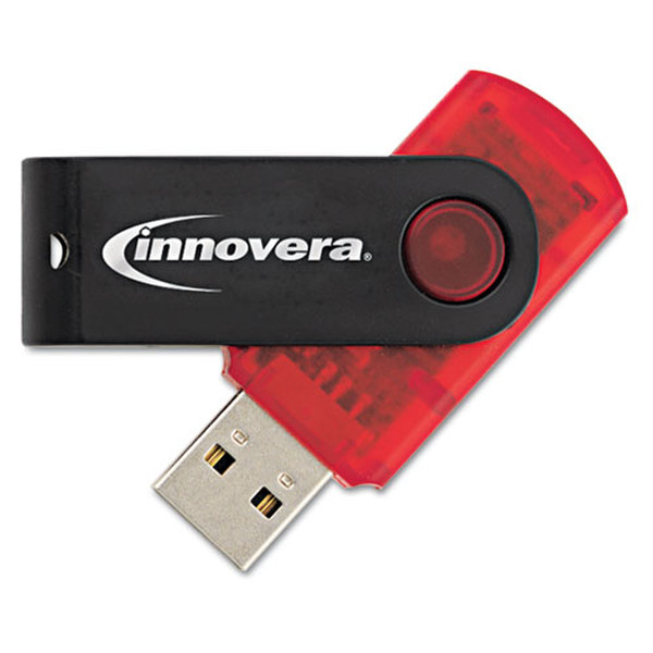 Innovera IVR37632 32ГБ USB 2.0 Черный, Красный USB флеш накопитель