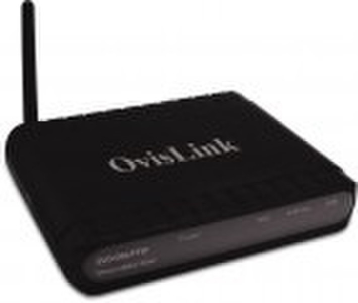 OvisLink EVO-DSL41W Black wireless router