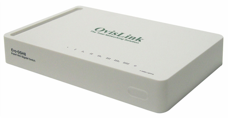 OvisLink EVOGSH8 gemanaged Netzwerk-Switch