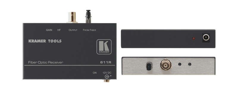 Kramer Electronics 611R AV-Receiver Schwarz Audio-/Video-Leistungsverstärker