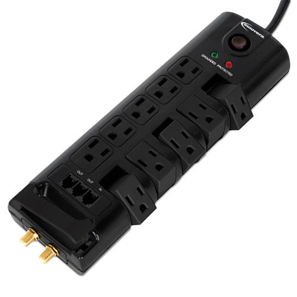 Innovera 71657 10AC outlet(s) 1.8m Black surge protector