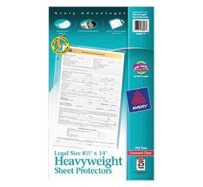 Avery 73897 Legal Polypropylene (PP) 25pc(s) sheet protector