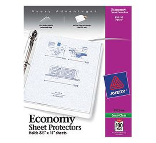 Avery 74101 Letter Polypropylene (PP) 100pc(s) sheet protector