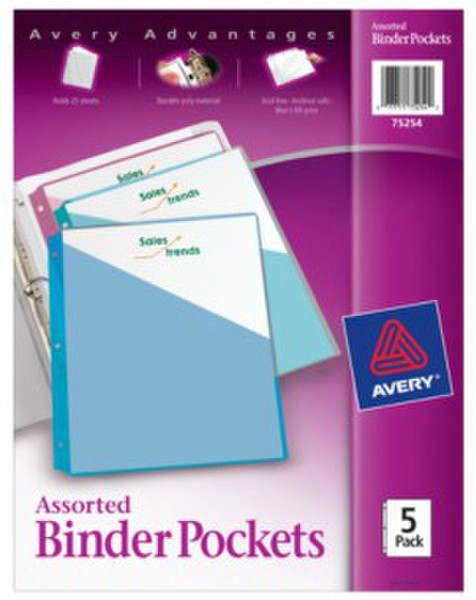 Avery 75254 Letter 5pc(s) sheet protector