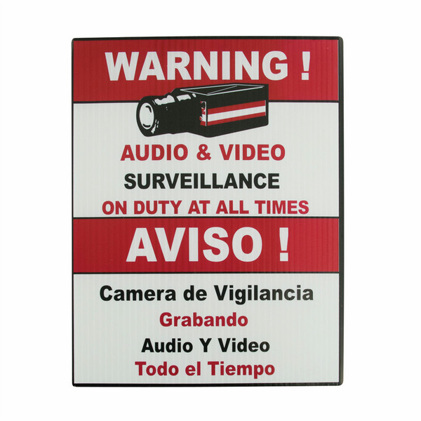 Vonnic A1001 warning sign