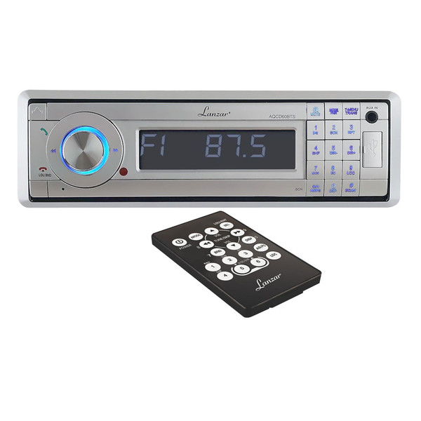 Lanzar AQCD60BTS Digital 240W Silver CD radio
