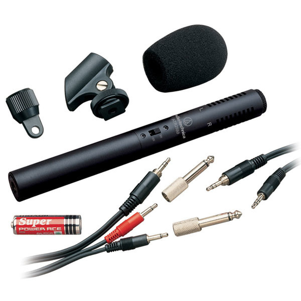 Audio-Technica ATR6250 Digital camera microphone Проводная Черный микрофон