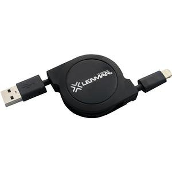Lenmar CARET3L 0.6m USB A Lightning Black USB cable
