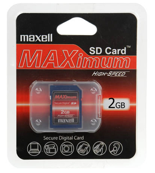 Maxell MAXimum SD Card 2GB 2ГБ SD карта памяти