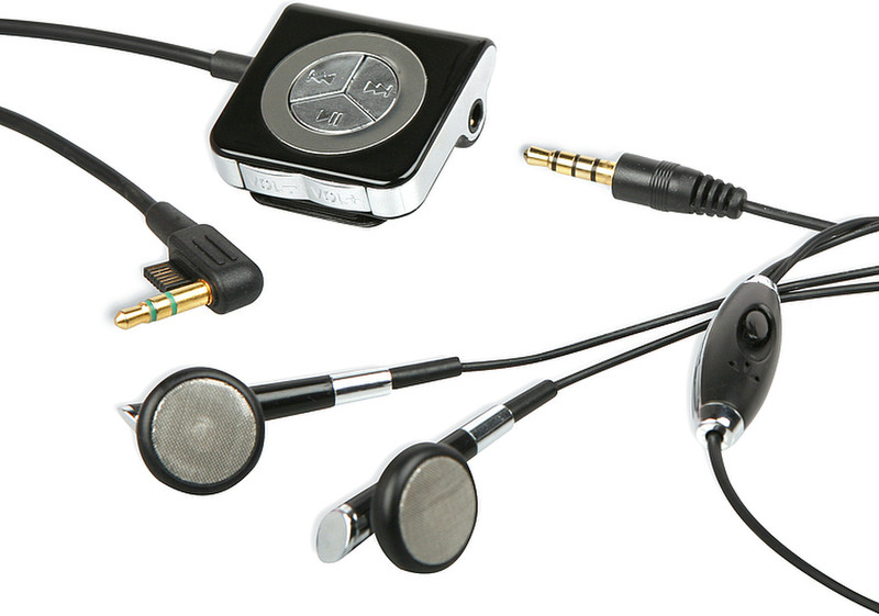 SPEEDLINK Headset with Remote for PSP Binaural Verkabelt Schwarz, Silber Mobiles Headset