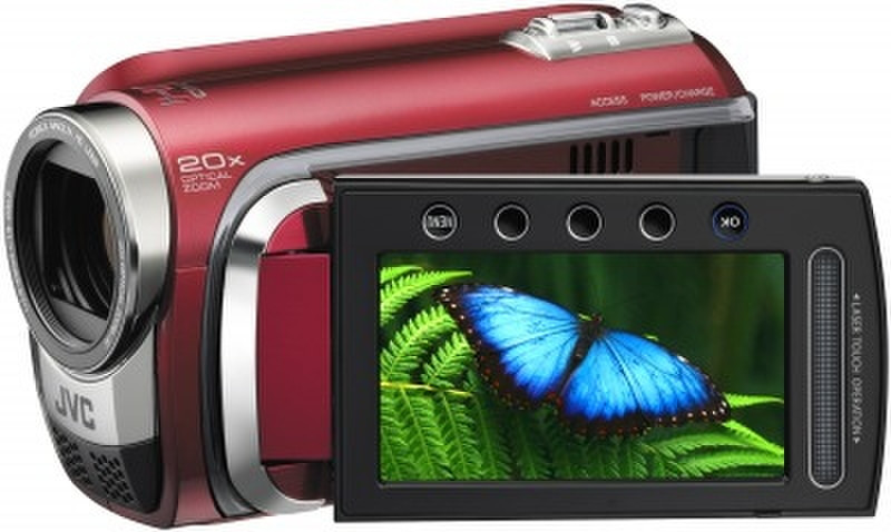 JVC GZ-HD300 Red 3MP CMOS Rot