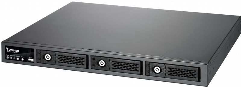 VIVOTEK NR8401 1U Черный network video recorder