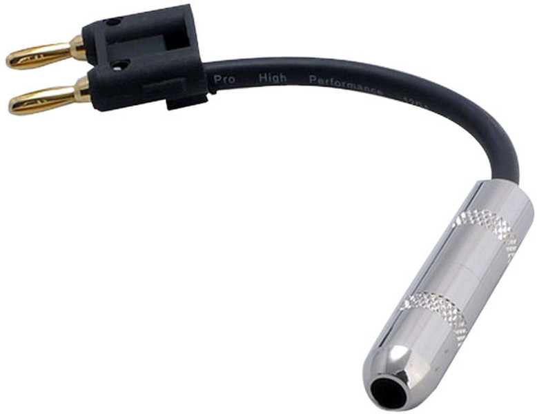 Pyle PCBL34 6.35mm 2 x Banana Черный аудио кабель