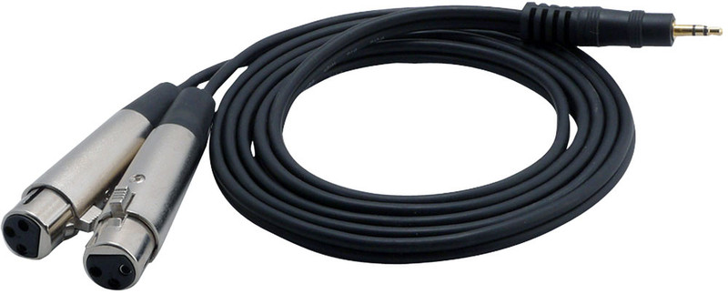 Pyle PCBL38FT6 1.8m 3.5mm 2 x XLR (3-pin) Black