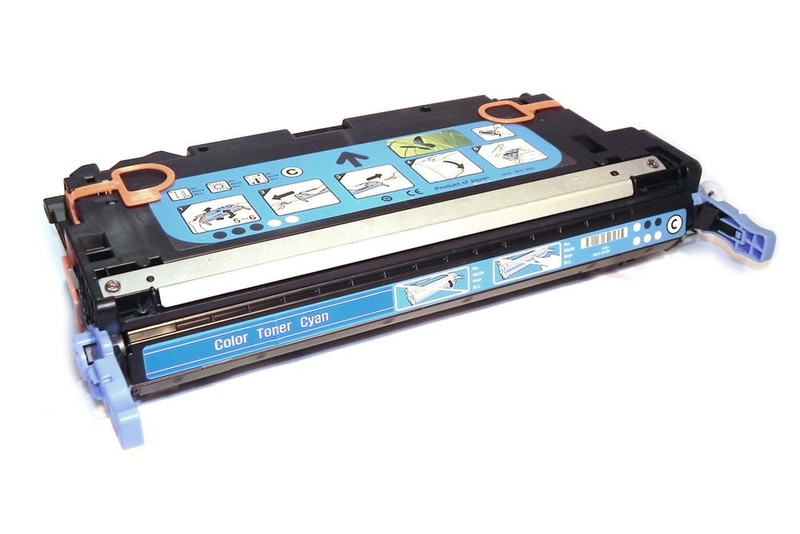 eReplacements Q6471AER 4000pages Cyan laser toner & cartridge