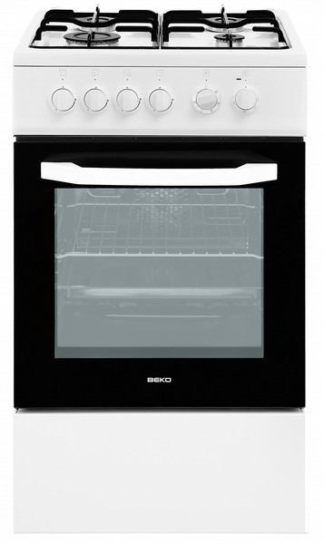 Beko CSM 52020 DW Отдельностоящий Gas hob A Белый кухонная плита