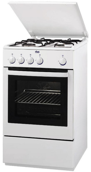 Faure FCG560GW Freestanding Gas hob White cooker