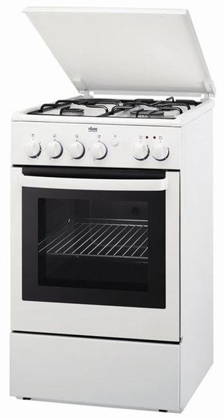 Faure FCM560NWC Freistehend Combi hob Weiß Küchenherd