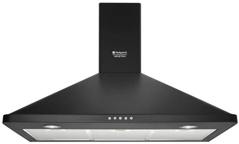 Hotpoint HNP 9.6 AM (K)/HA Wall-mounted 550m³/h Black cooker hood