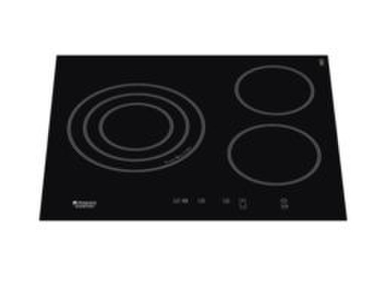 Hotpoint KRA 631 T C S Eingebaut Ceramic hob Schwarz Kochfeld