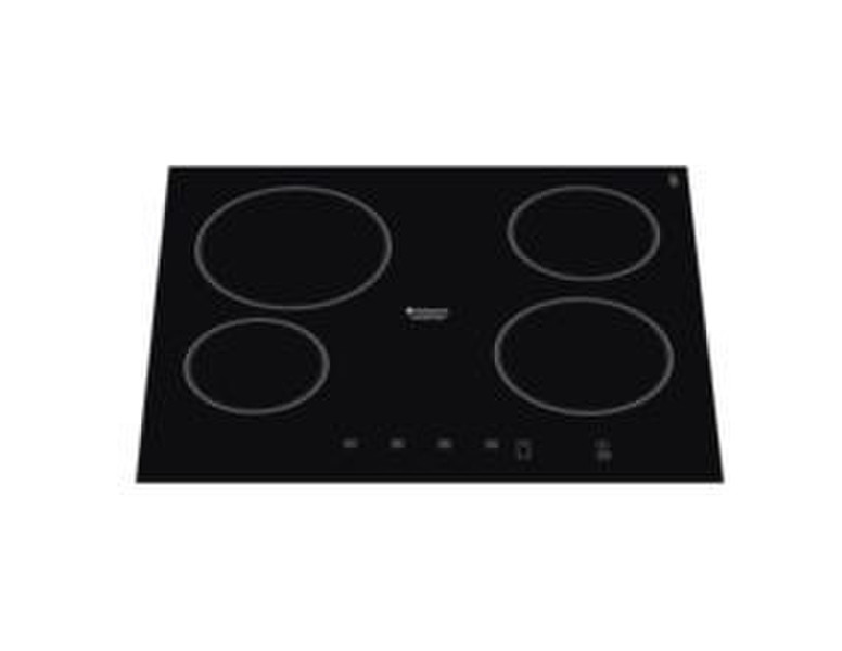 Hotpoint KRA 640 C (PL) S Eingebaut Ceramic hob Schwarz Kochfeld