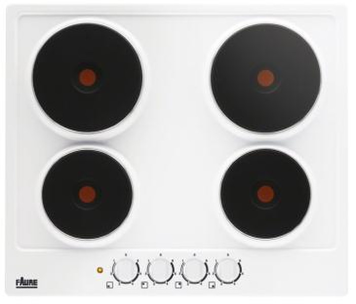 Faure FEE6940FWA Eingebaut Electric hob Weiß Kochfeld